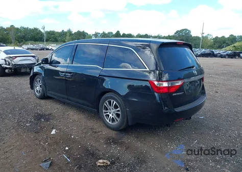 2011 Honda Odyssey Ex-L из США, поврежденный, VIN 5FNRL5H60BB080179